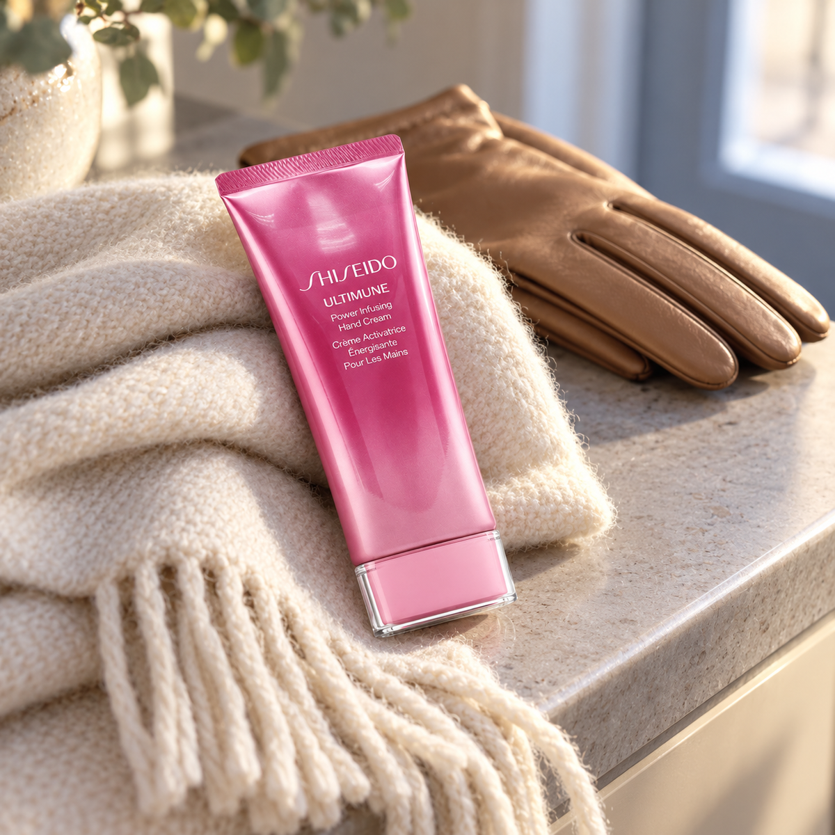 Shiseido Ultimune Power Infusing Hand Cream 75 ml – atmosférická fotografie – MrRizz