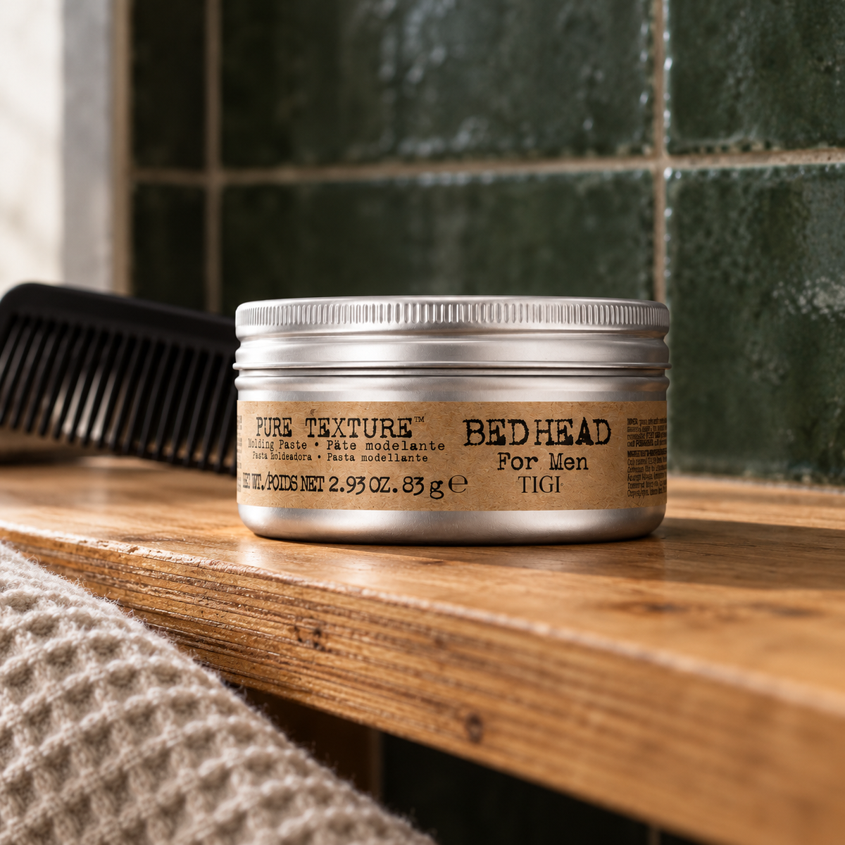 Tigi Bed Head Men Pure Texture 83 ml – atmosférická fotografie – MrRizz