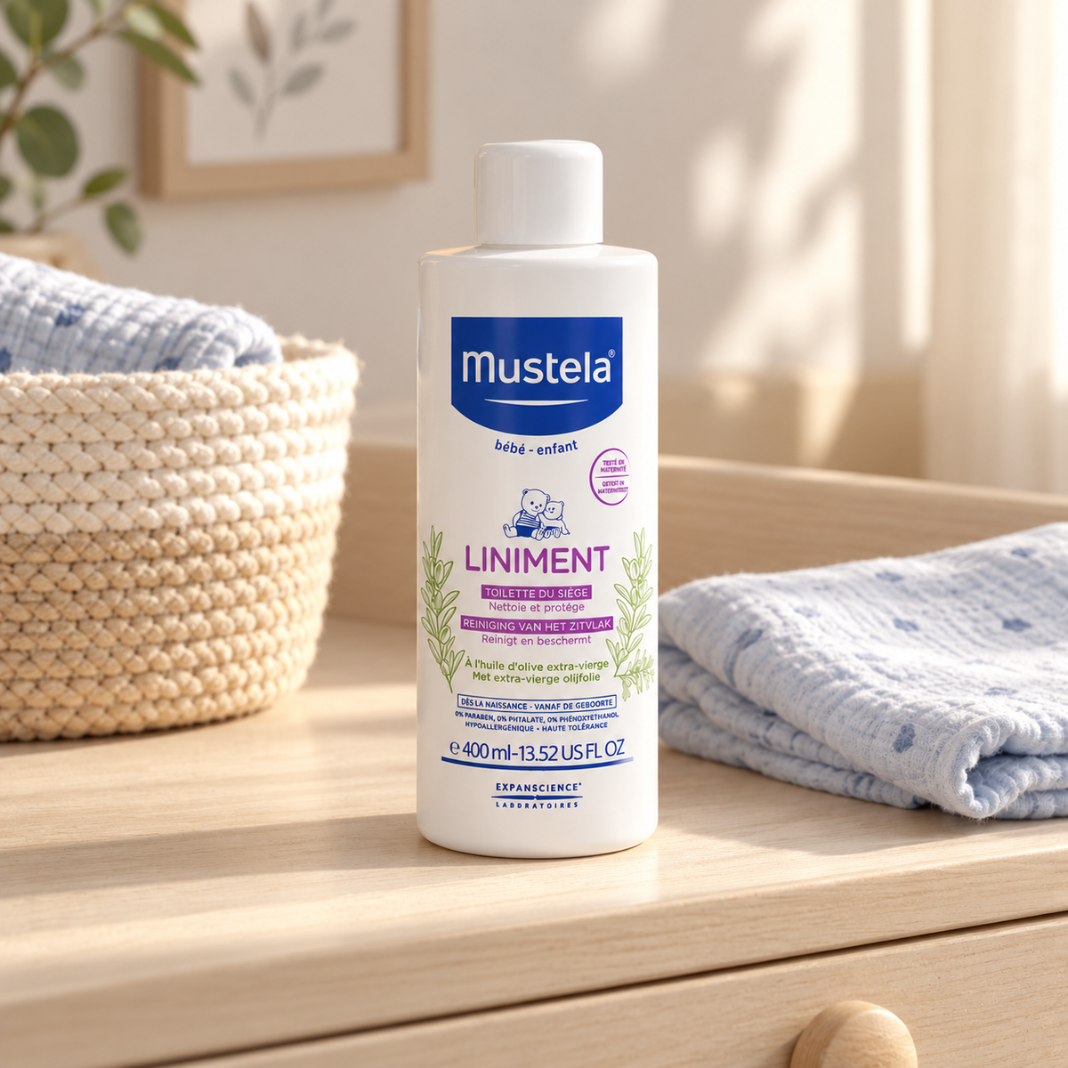 Mustela Bébé Liniment 400 ml – atmosférická fotografie – MrRizz
