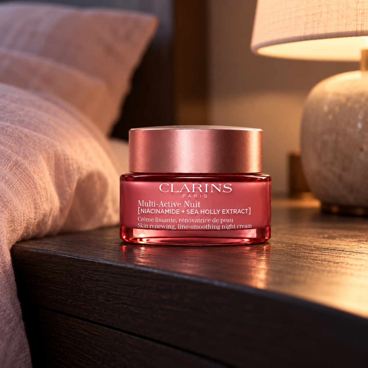 Clarins Multi-Active Night Cream All Skin Types 50 ml – atmosférická fotografie – MrRizz