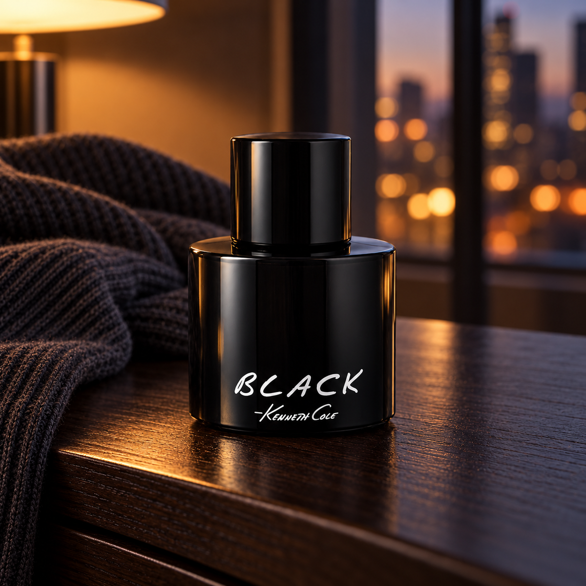 Kenneth Cole Black EDT 100 ml – atmosférická fotografie – MrRizz