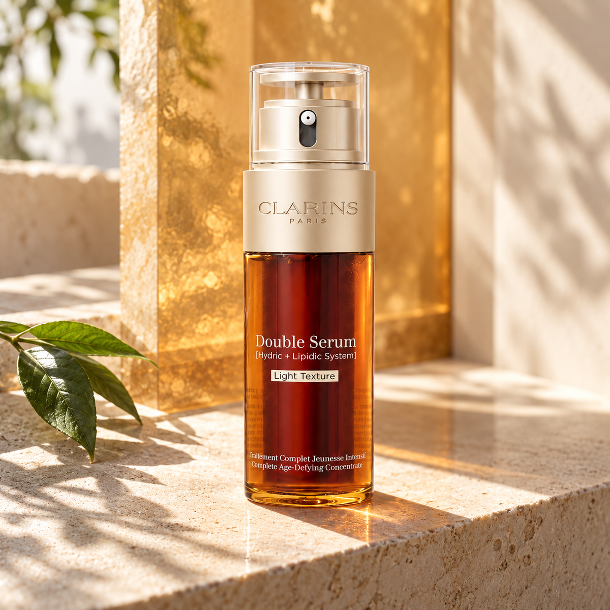 Clarins Double Serum Light Texture 50 ml – atmosférická fotografie – MrRizz