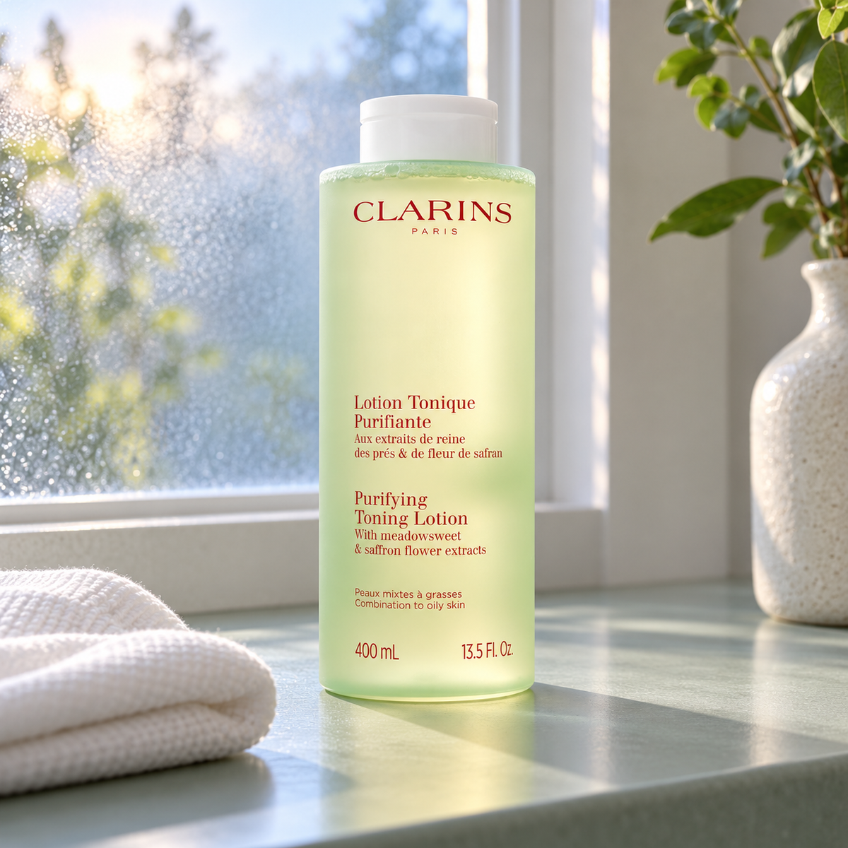 Clarins Purifying Toning Lotion 400 ml – atmosférická fotografie – MrRizz