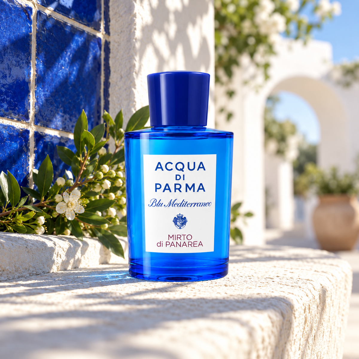 Acqua di Parma Blu Mediterraneo Mirto di Panarea EDT 150 ml – atmosférická fotografie – MrRizz