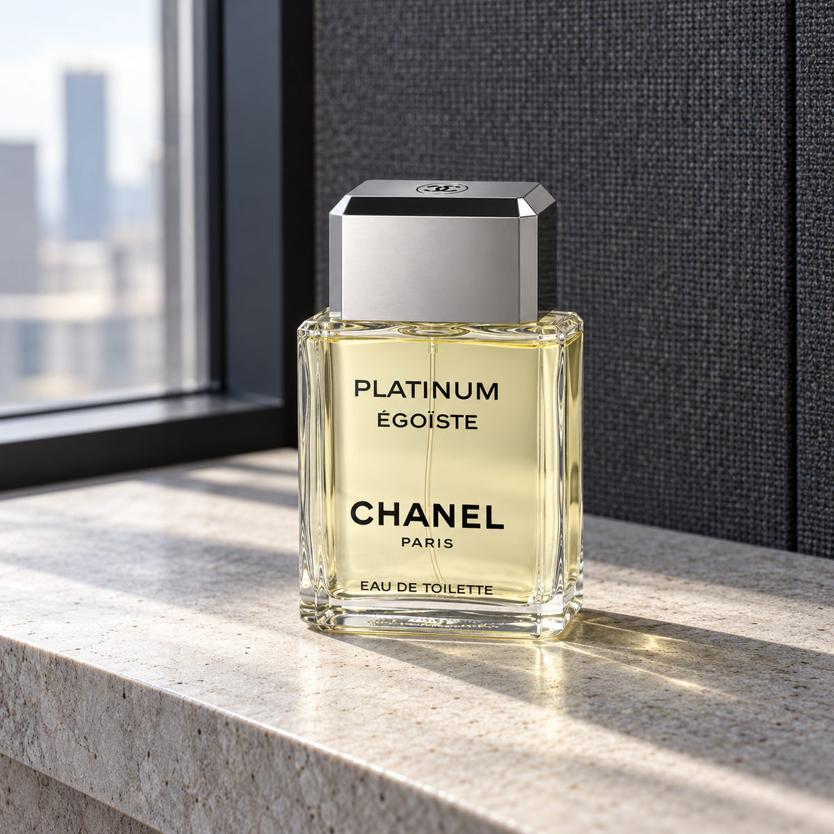Chanel Platinum Egoiste Pour Homme 100 ml – atmosférická fotografie – MrRizz
