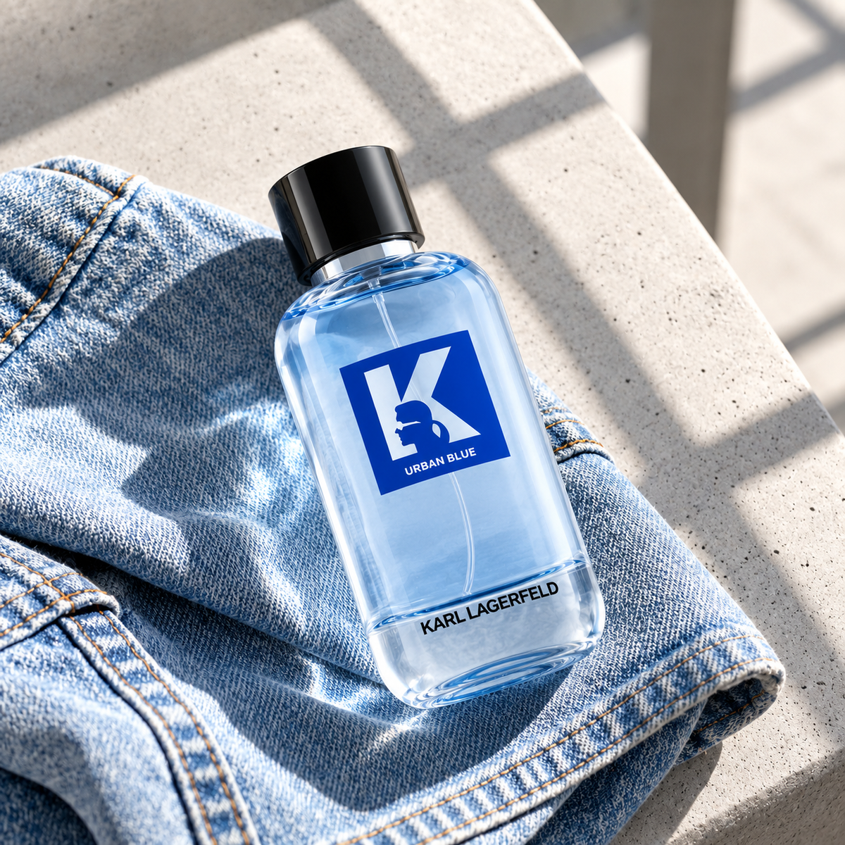 Karl Lagerfeld Jeans Urban Blue 100 ml – atmosférická fotografie – MrRizz