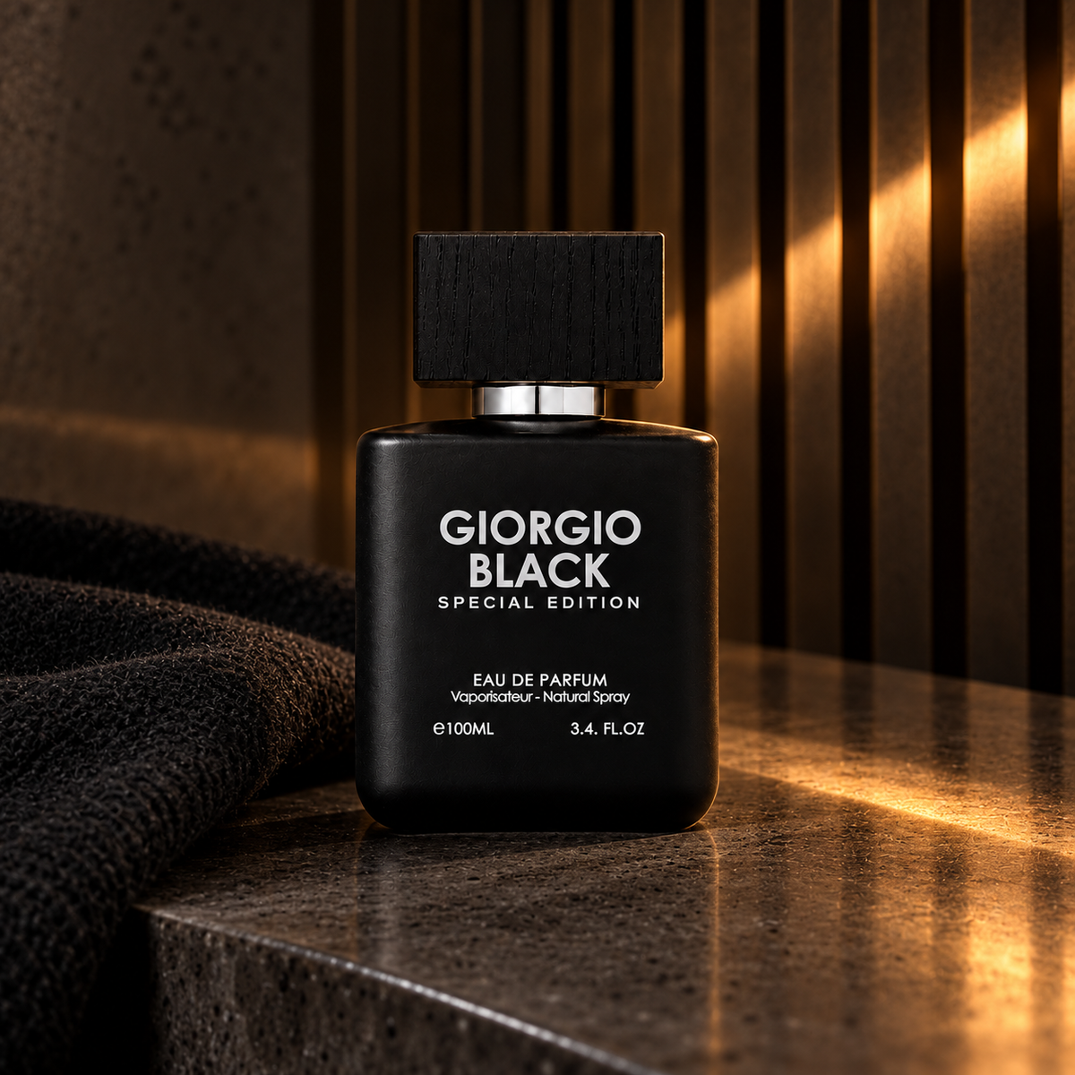 Giorgio Group Black Special Edition 100 ml – atmosférická fotografie – MrRizz