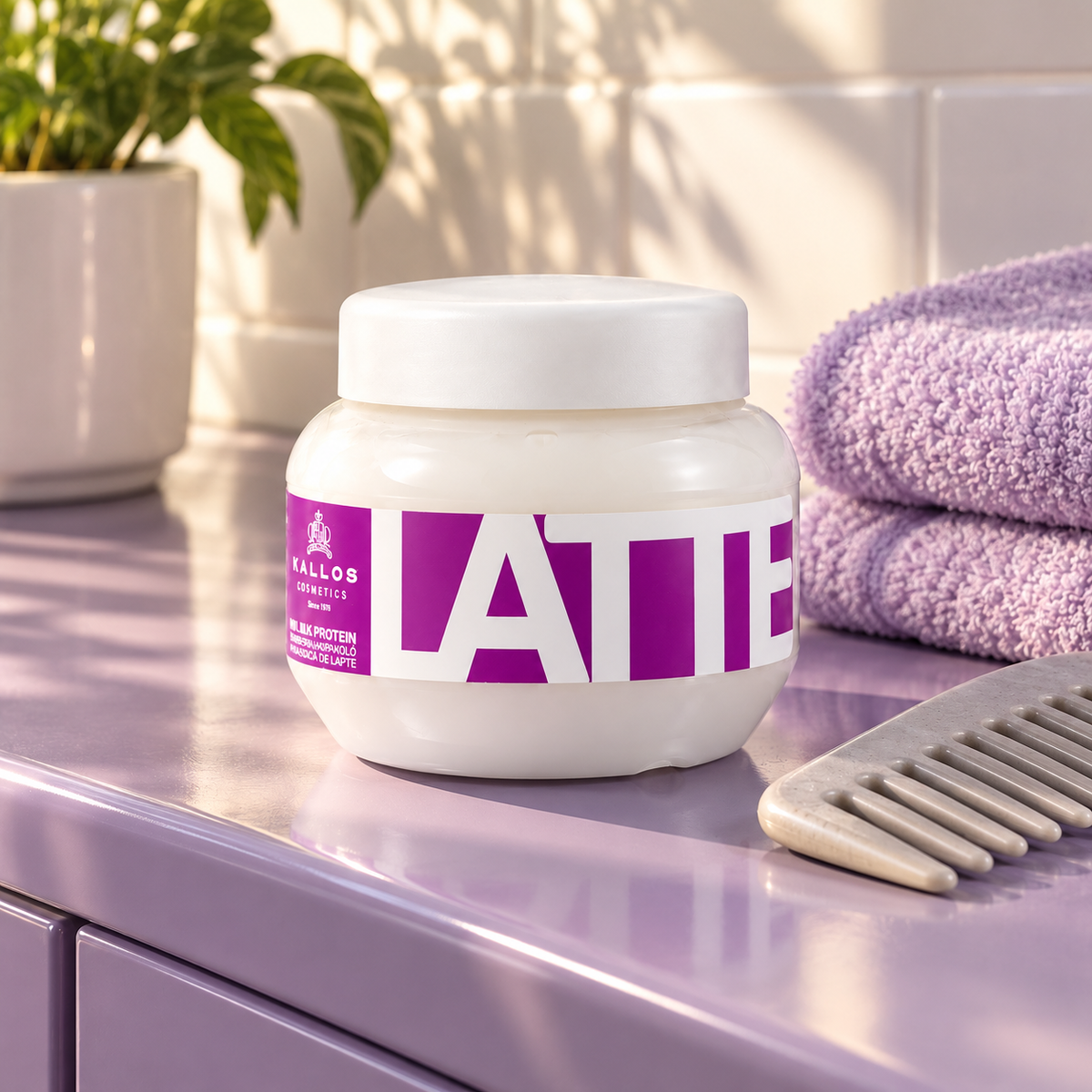 Kallos Cosmetics Latte 275 ml – atmosférická fotografie – MrRizz