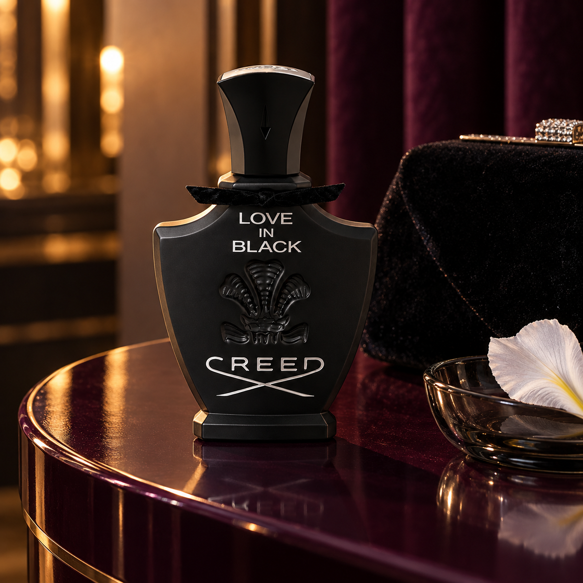 Creed Love in Black 75 ml – atmosférická fotografie – MrRizz