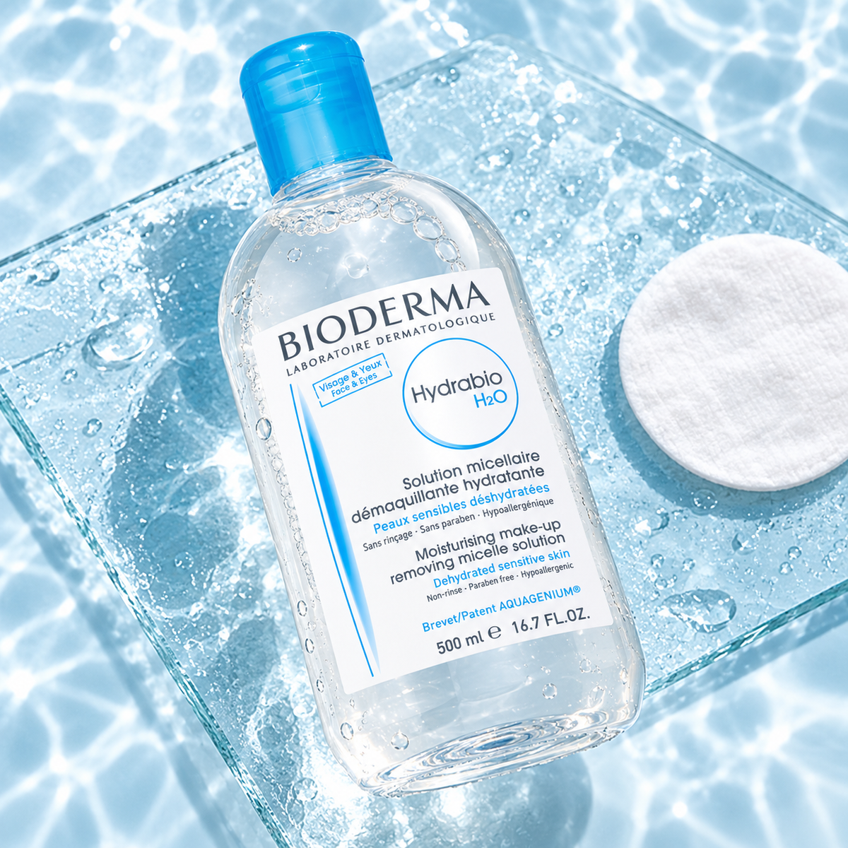 BIODERMA Hydrabio H2O 500 ml – atmosférická fotografie – MrRizz