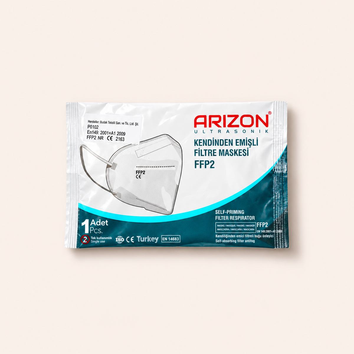 Arizon Filter Respirator FFP2 1 ks